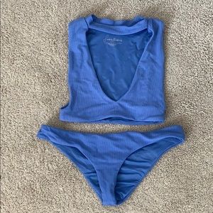 Frankies Hanalei top and bottom - Marine blue